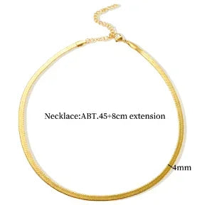 Gold Ball Chain Pendant Choker