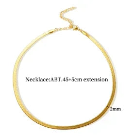 Gold Ball Chain Pendant Choker