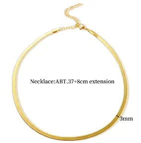 Gold Ball Chain Pendant Choker