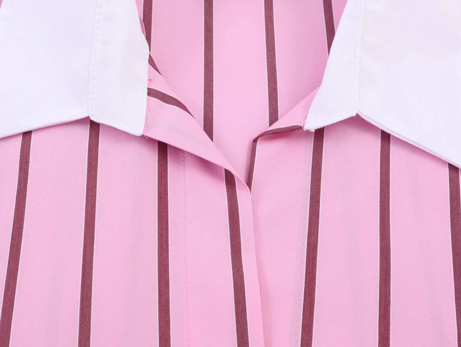 Women's Color Block Single-Breasted Top