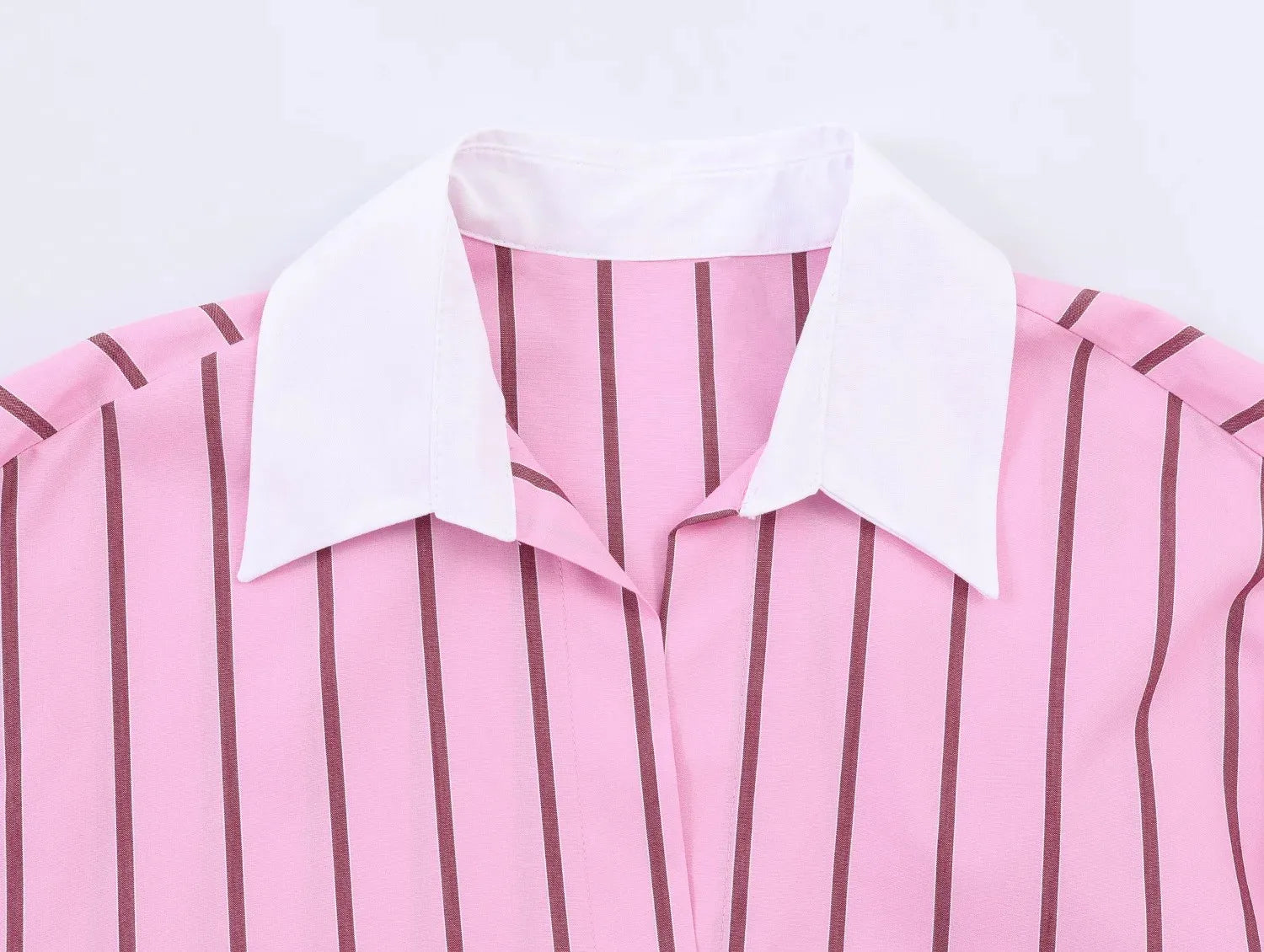 Women's Color Block Single-Breasted Top